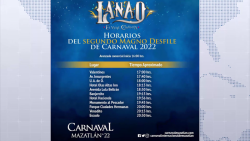 Todo listo para segundo desfile del Carnaval de Mazatlán 2022