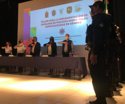 Taller para las unidades de policías municipales especializadas en Género
