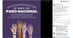 Convocan a "Un día sin nosotras" nacional este 9 de marzo