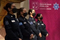 Oficiales mujeres de la Policía Estatal darán acompañamiento para la seguridad de las participantes en marchas por el 8M