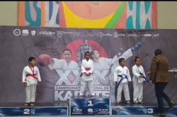 Cajeme varias medallas de oro en Karate Do