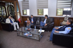 Recibe alcalde de Cajeme proyecto de obras de drenaje por parte de empresa privada