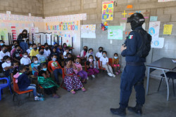 Refuerza la SSP Sinaloa los valores en las y los niños de campo agrícola