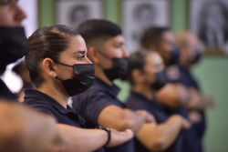 Se gradúan en Cajeme 46 nuevos agentes de la policía municipal