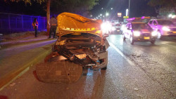Accidente sobre la Calzada Aeropuerto deja solo daños materiales