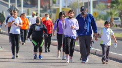 Adultos mayores  se unieron a la "Caminata por la Primavera"