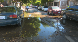 Vecinos del sector Arboledas reportan gran fuga de agua potable