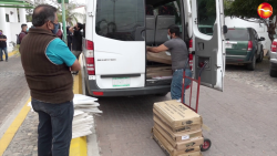 Trasladan paquetes electorales al municipio del sur