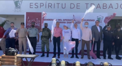 Dan banderazo de operativo por semana santa en Ahome