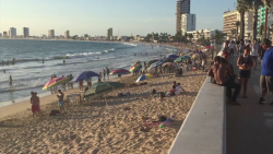 Más de 34 mil bañistas en playas con 10 rescates acuáticos