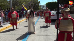 Realizan Viacrusis en la Iglesia María del Mar
