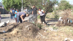 Realizan jornada comunitaria de limpieza en Santa Fe