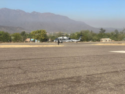 Arriba helicóptero de Guardia Nacional para combatir incendio en sierra de Álamos: gobernador Alfonso Durazo.