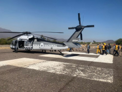 Sumarán helibalde para combatir incendio en Sierra de Álamos.