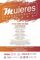 Invitan al Primer Foro: "Mujeres Transformando Sonora".