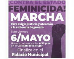 Se están convocando dos marchas que se realizará este próximo fin de semana en Cajeme.