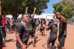 Realiza la Academia de Policía Rally Deportivo con aspirantes