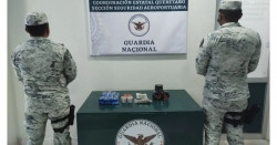 GN asegura paquetería con armas, galletas, gomitas y dulces con marihuana