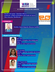 Participarán alumnos de Cobach Sonora en torneo nacional de robótica