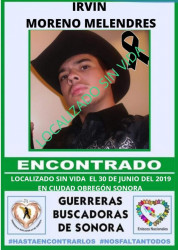 Identifican cuerpo de joven desaparecido en 2019