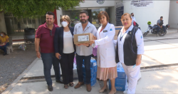 Salud municipal dona insumos al hospital general