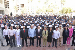 Cumpliremos la meta de duplicar el número de elementos de la Policía Estatal: gobernador Alfonso Durazo