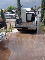 Lluvias generan inundaciones al interior del Centro de Salud de Yécora”