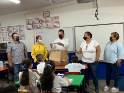 Inicia Movimiento Ciudadano programa de entrega de caretas anti covid