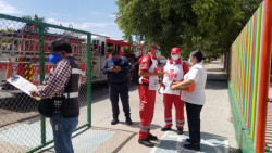 Realizan simulacro codigo rojo en instalaciones de Cadi 2