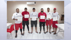 Finalizan cuerpos de auxilio curso de rescate en aguas rápidas