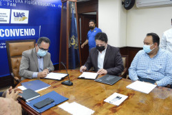 Firma la U.A.S. convenio con el ISIFE
