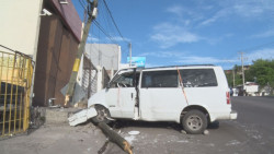 Aparatoso accidente por la México 68