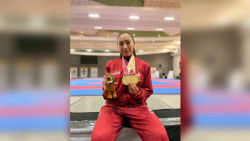 Es Cajemense ganadora Nacional en Karate Do, se trata de Ana Carolina Herrera de 17 años de edad
