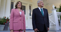 Se reúnen Kamala Karris y López Obrador