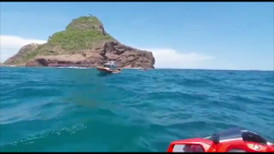 Sigue la búsqueda del cuerpo de joven que se aventó al mar en Mazatlán