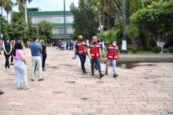 IMSS realiza simulacro de incendio