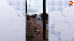 Fuerte fuga de aguas negras en Valle de Urías