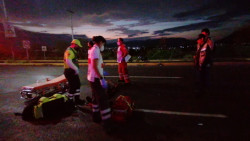 Trabajadores de "La Primavera" sufren accidente de motocicleta