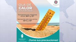 Previenen sobre Ola de Calor en Mazatlán.