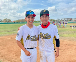 Álvaro y Luciano representarán a México en Clásico de Pequeñas Ligas