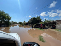 Comunidad de Barrón es atendida tras las lluvias