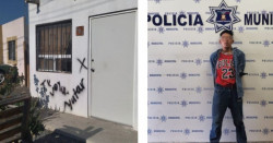 Liberan a ladrón que robó a Maria y le grafiteó amenazas de muerte