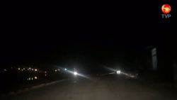 La avenida Circunvalación está a oscuras