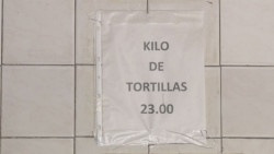 23 pesos máximo el kilogramo de tortilla en Sinaloa
