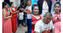 Guatemalteco celebró un baby shower con sus dos parejas embarazadas  (viral)