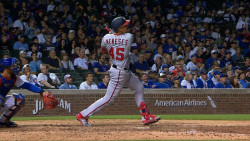Joey Meneses encendido con el bat en Nacionales