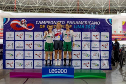 Luz Daniela Gaxiola medallista en Panamericano de Ciclismo en Lima