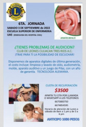 6TA jornada de auxiliares auditivos