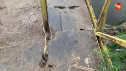 Piden arreglo del puente que conecta a Villa Galaxia con Jacarandas