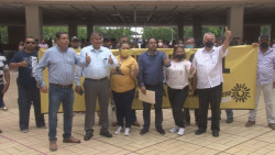 Inician militantes del PRD huelga de hambre